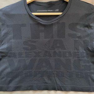 NWT Alexander Wang x H&M Black Crop Top